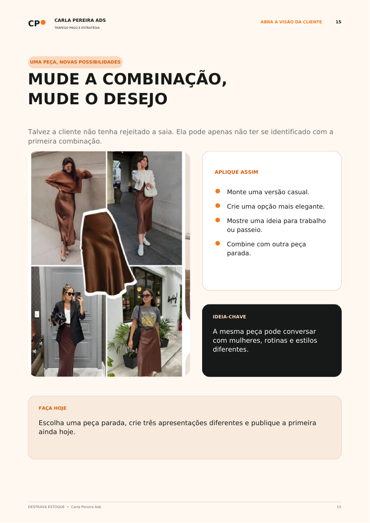 Página interna com exemplo de conteúdo